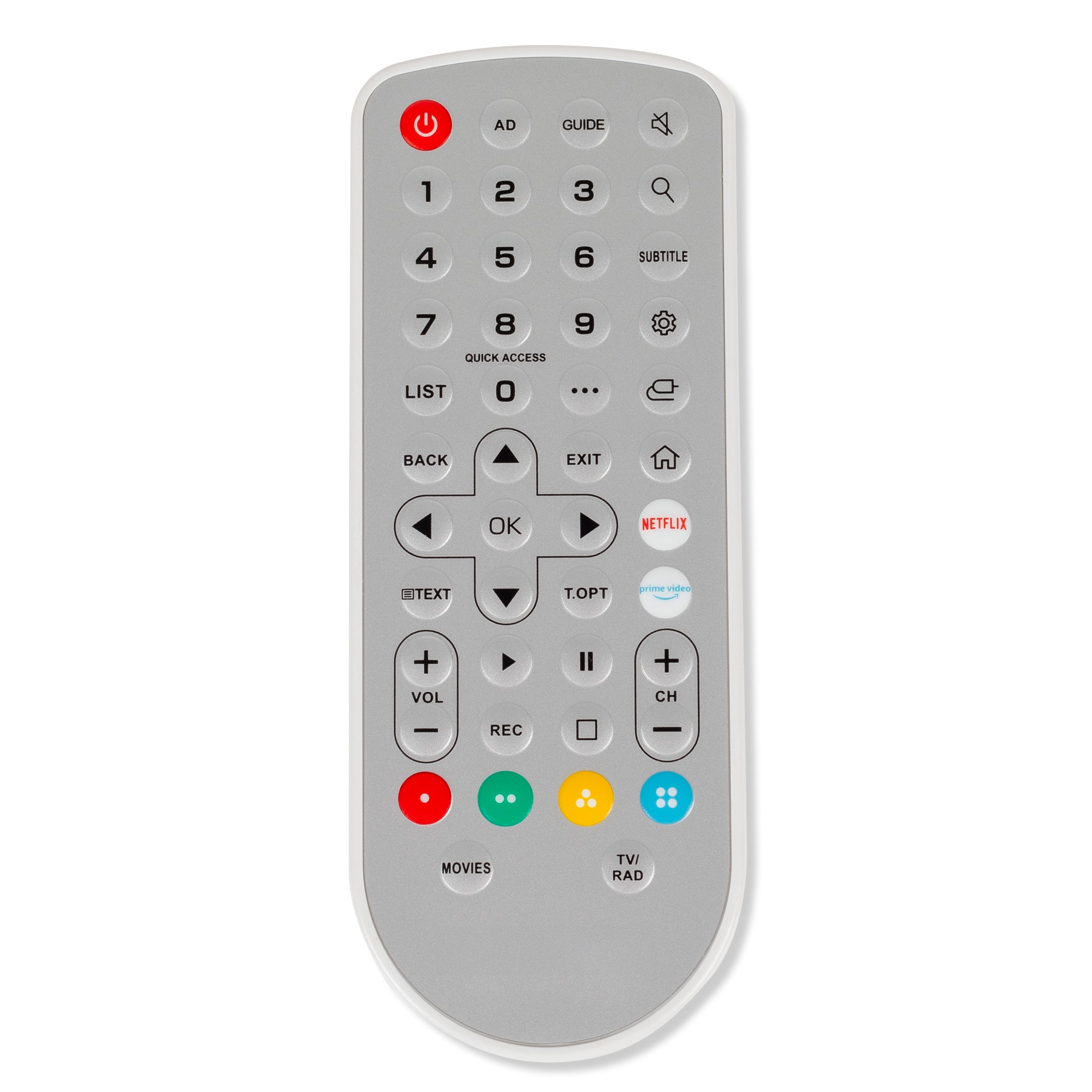 Bathroom TV Waterproof Remote Control for webOS