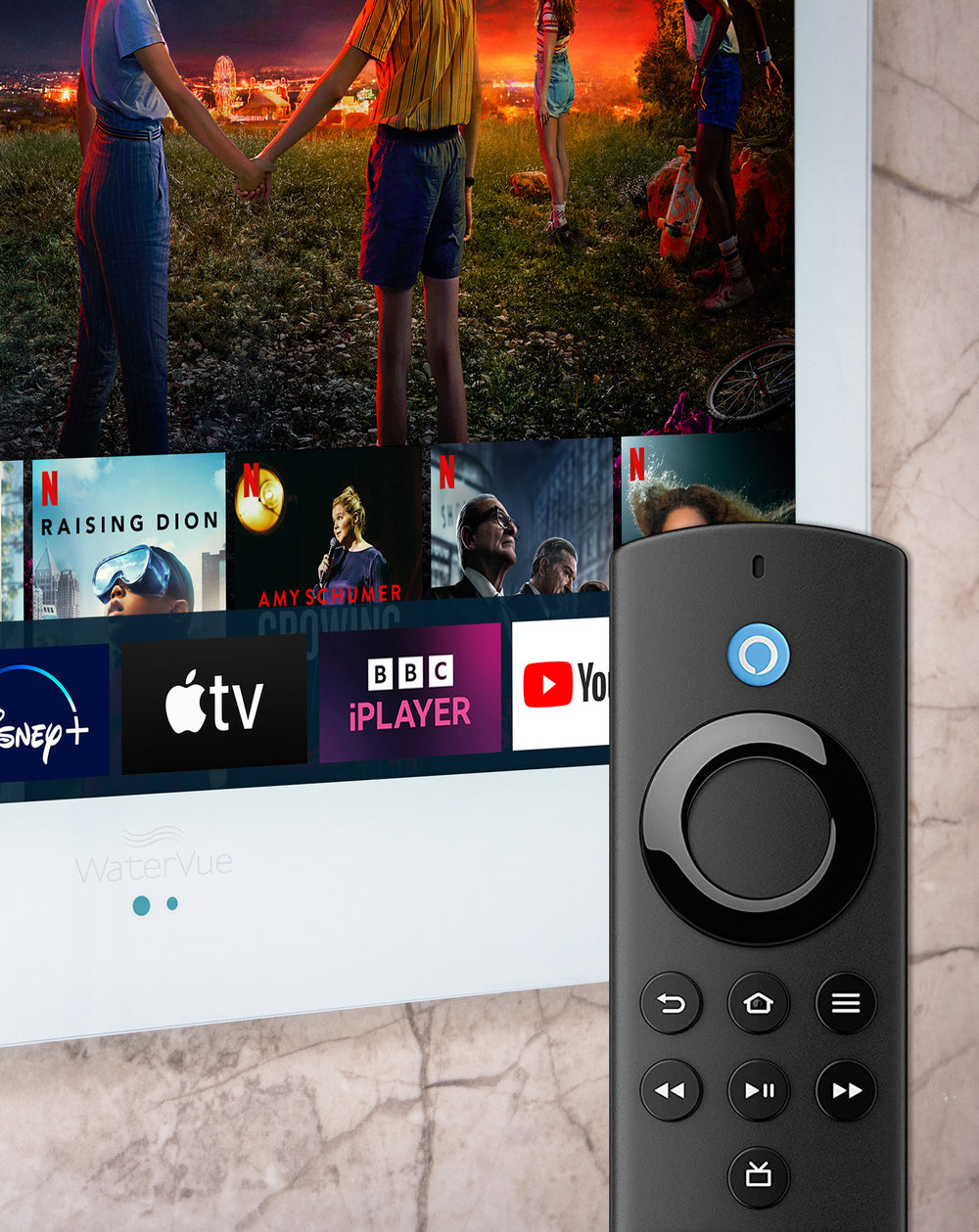 19" BathroomTV with Amazon Fire TV Stick