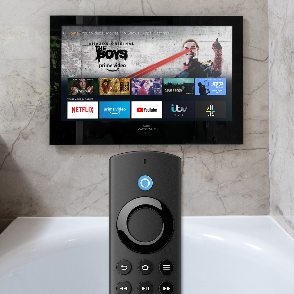 19" BathroomTV with Amazon Fire TV Stick