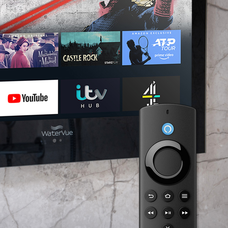 19" BathroomTV with Amazon Fire TV Stick