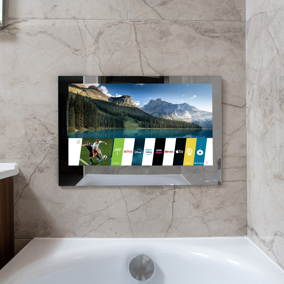19" Watervue Bathroom TV Mirror webOS